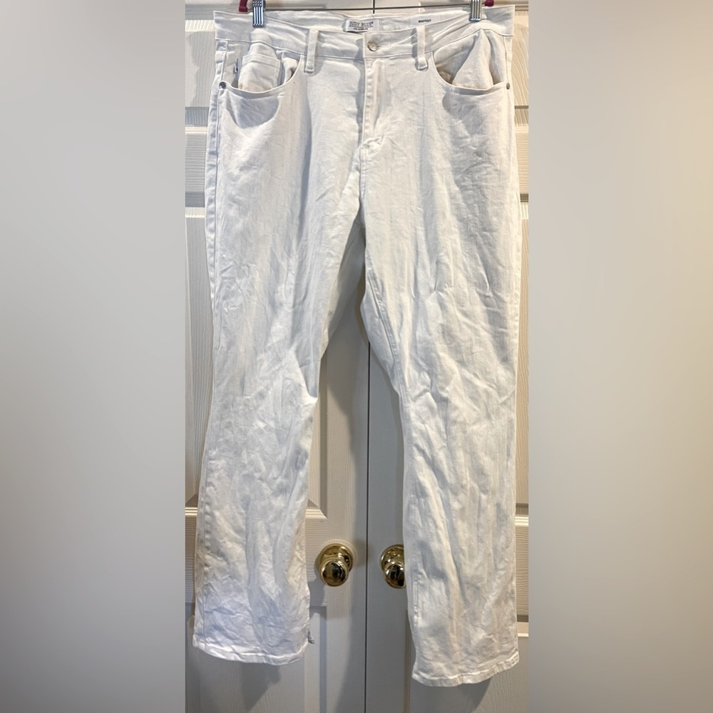 Judy Blue Jeans Women's 20W White Bootcut High Rise Stretch